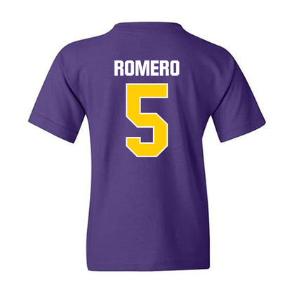 WIU - NCAA Baseball : Breck Romero - Youth T-Shirt-1