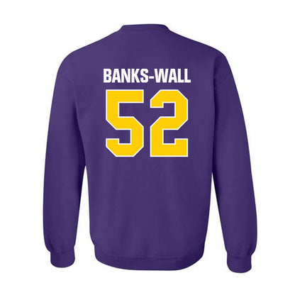WIU - NCAA Football : Jeremiah Banks-Wall - Crewneck Sweatshirt-1