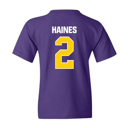 WIU - NCAA Women's Volleyball : Ella Haines - Youth T-Shirt-1