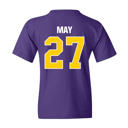 WIU - NCAA Football : Harlon May - Youth T-Shirt-1