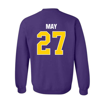 WIU - NCAA Football : Harlon May - Crewneck Sweatshirt-1