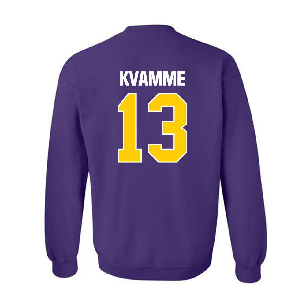 WIU - NCAA Men's Basketball : Makai Kvamme - Crewneck Sweatshirt-1