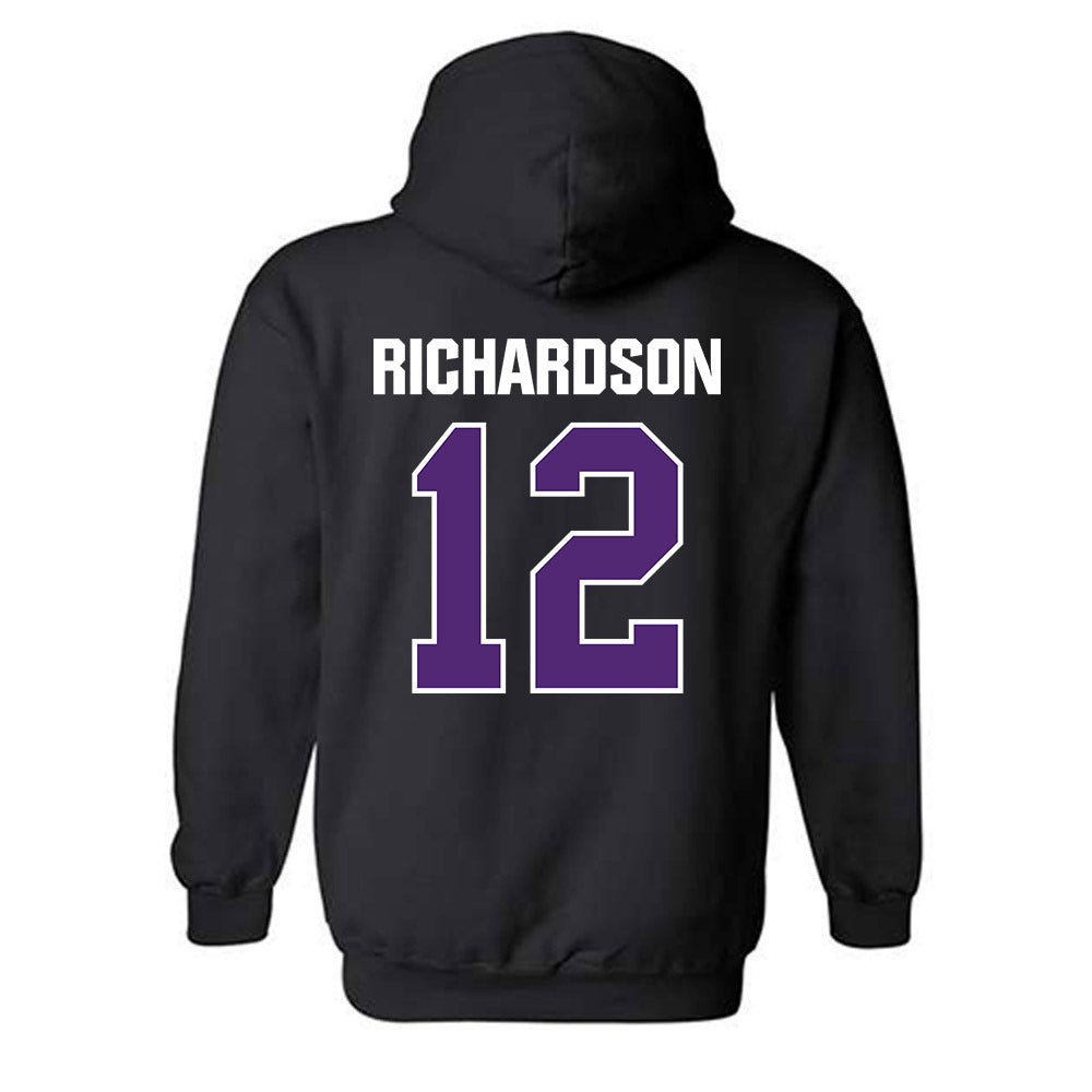 WIU - NCAA Football : Justin Richardson - Hooded Sweatshirt-1