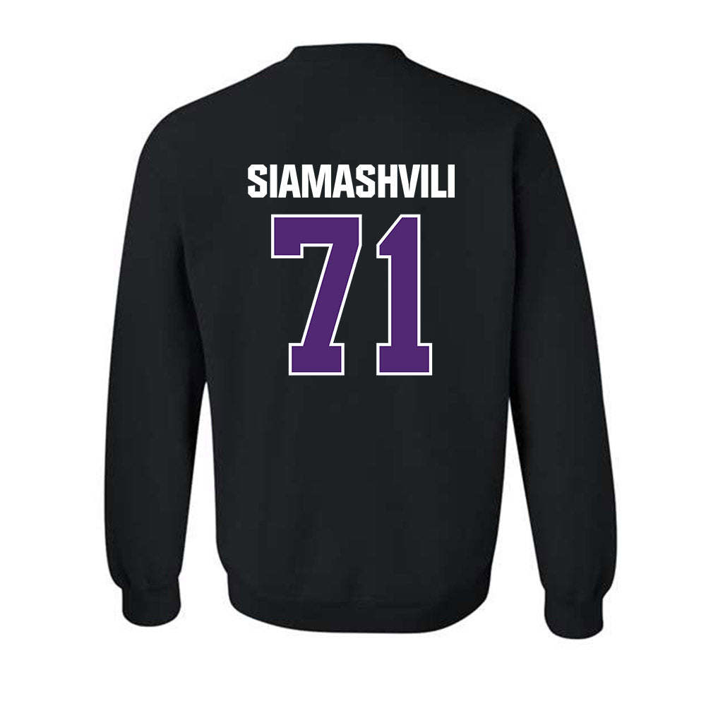 WIU - NCAA Football : Luca Siamashvili - Crewneck Sweatshirt-1