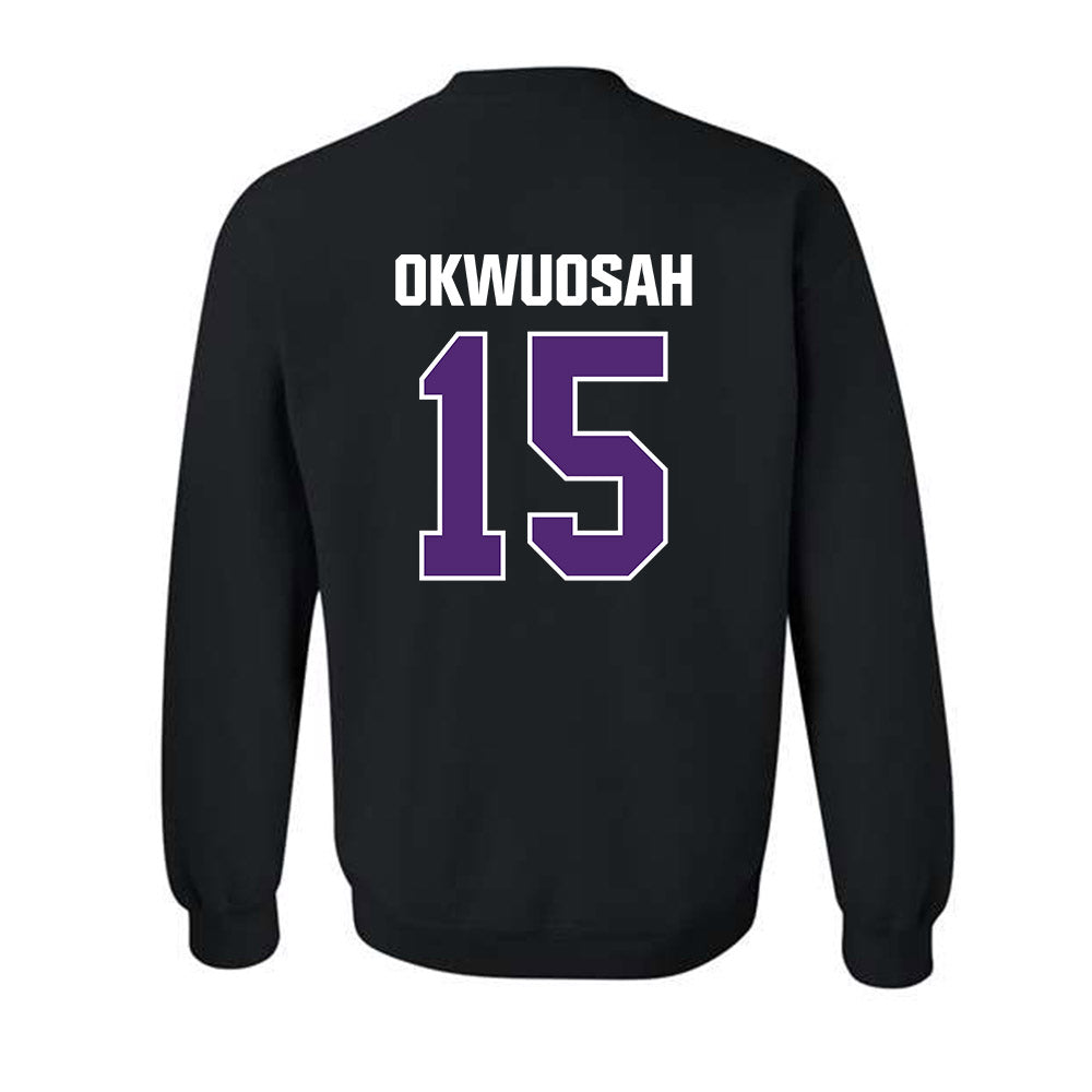 WIU - NCAA Men's Basketball : Francis Okwuosah - Crewneck Sweatshirt-1