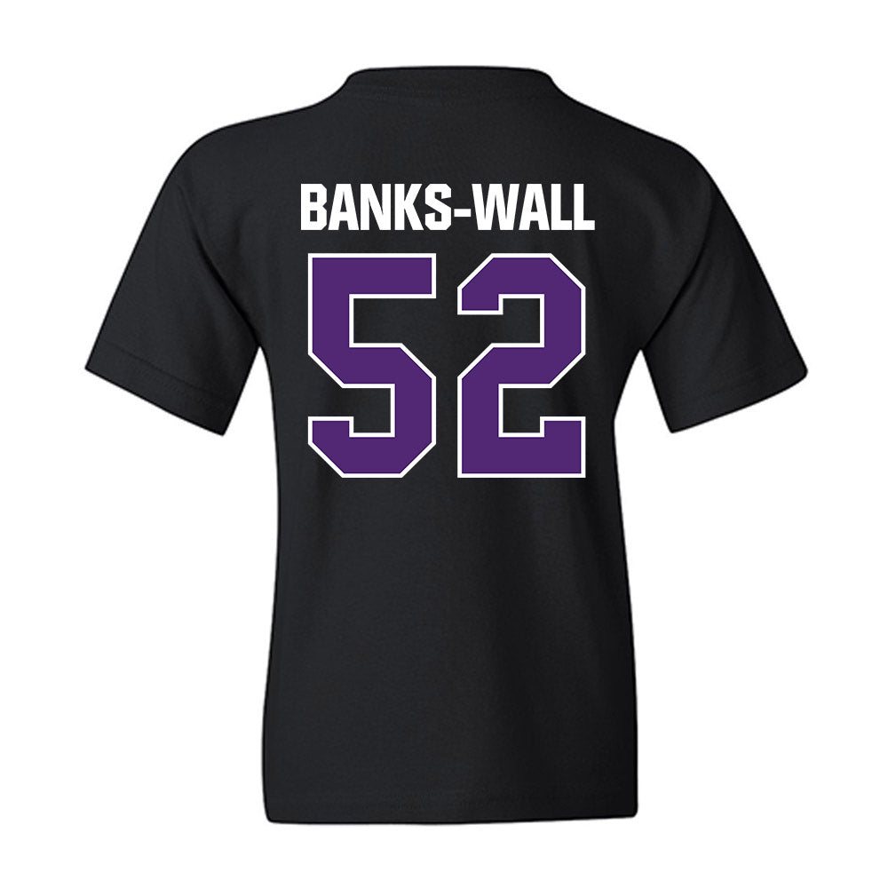 WIU - NCAA Football : Jeremiah Banks-Wall - Youth T-Shirt-1