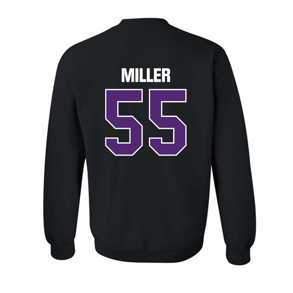 WIU - NCAA Football : Jace Miller - Crewneck Sweatshirt-1