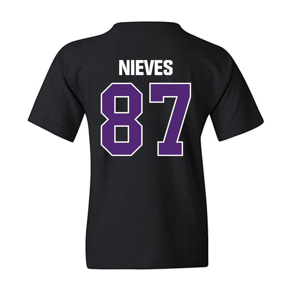 WIU - NCAA Football : Joshua Nieves - Youth T-Shirt-1