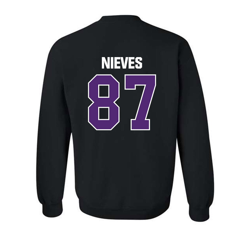 WIU - NCAA Football : Joshua Nieves - Crewneck Sweatshirt-1
