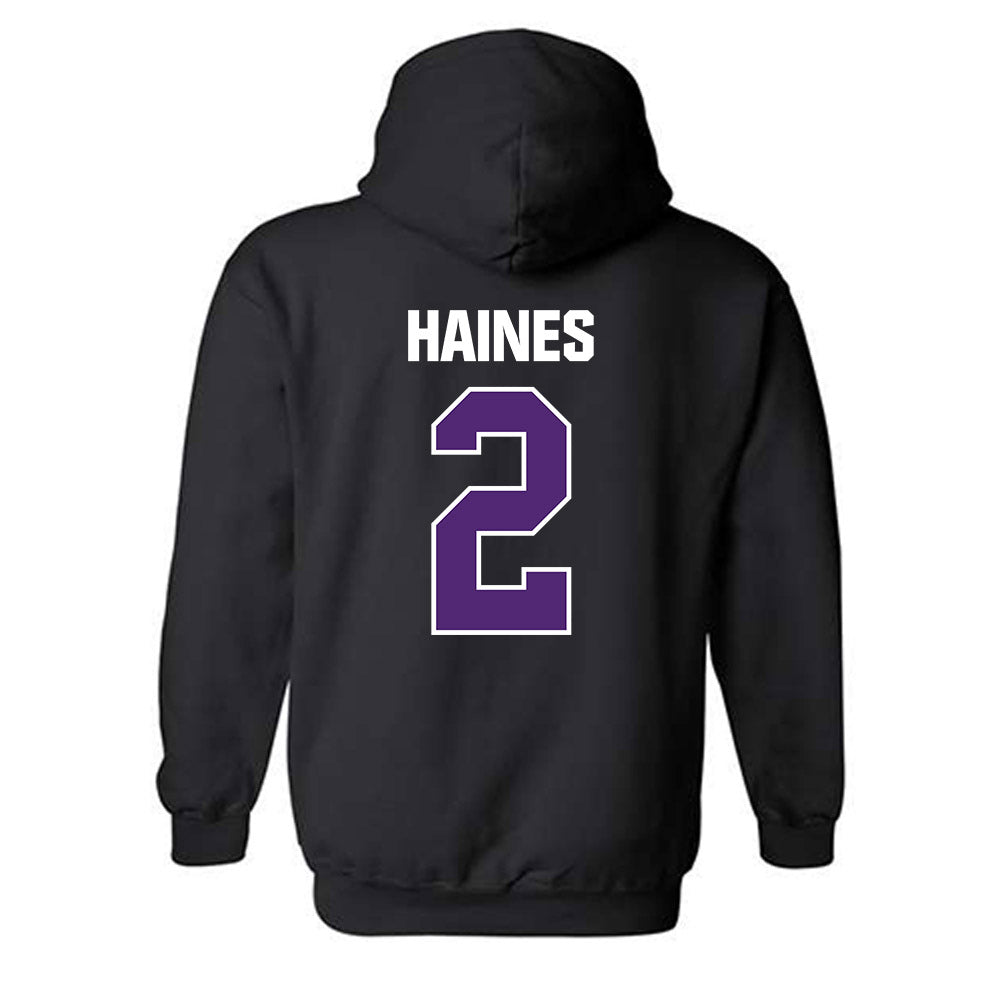 WIU - NCAA Women's Volleyball : Ella Haines - Hooded Sweatshirt-1