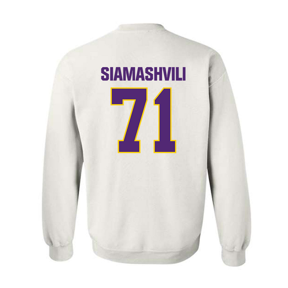 WIU - NCAA Football : Luca Siamashvili - Crewneck Sweatshirt-1