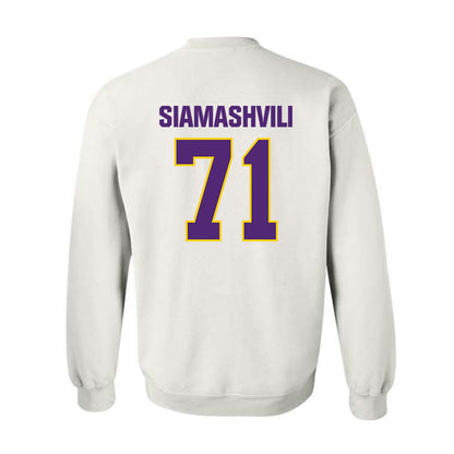 WIU - NCAA Football : Luca Siamashvili - Crewneck Sweatshirt-1