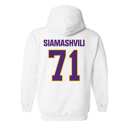 WIU - NCAA Football : Luca Siamashvili - Hooded Sweatshirt-1