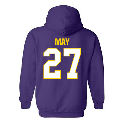 WIU - NCAA Football : Harlon May - Hooded Sweatshirt-1