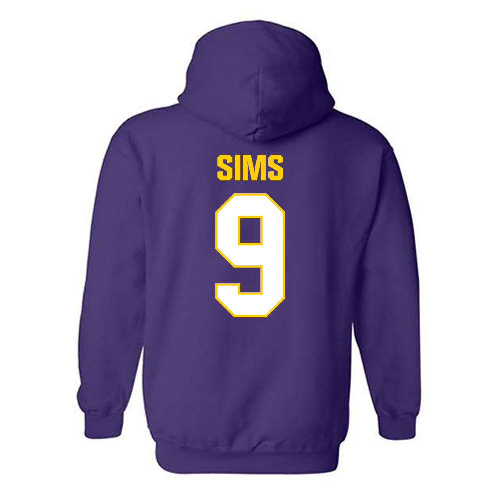 WIU - NCAA Baseball : Cole Sims - Hooded Sweatshirt-1
