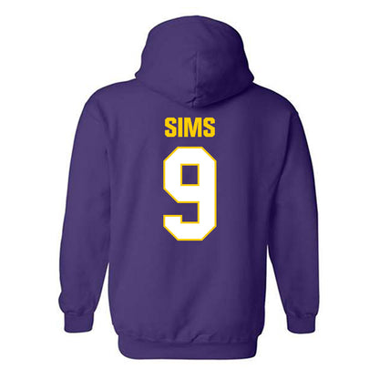 WIU - NCAA Baseball : Cole Sims - Hooded Sweatshirt-1