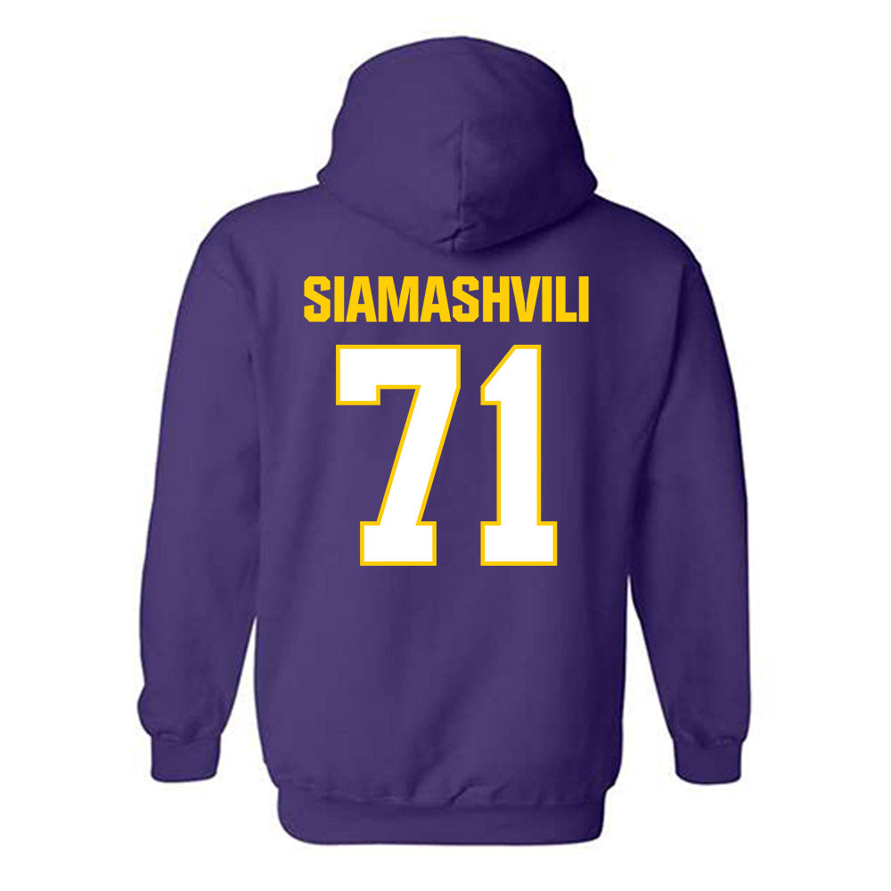 WIU - NCAA Football : Luca Siamashvili - Hooded Sweatshirt-1
