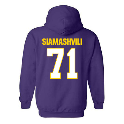 WIU - NCAA Football : Luca Siamashvili - Hooded Sweatshirt-1