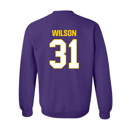 WIU - NCAA Football : Cordell Wilson - Crewneck Sweatshirt-1