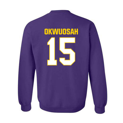 WIU - NCAA Men's Basketball : Francis Okwuosah - Crewneck Sweatshirt-1