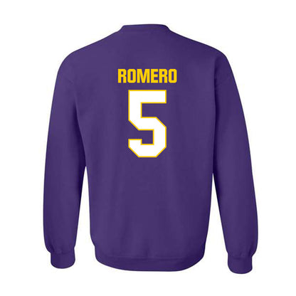 WIU - NCAA Baseball : Breck Romero - Crewneck Sweatshirt-1