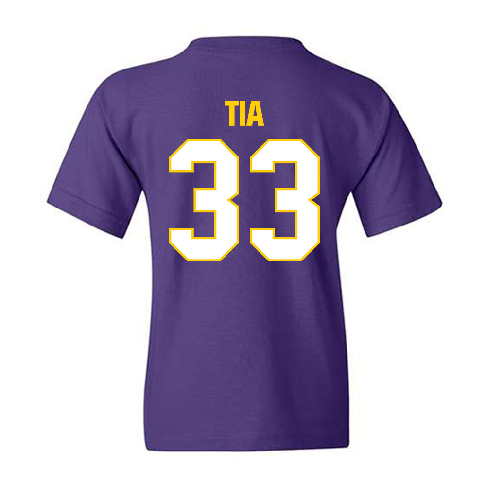 WIU - NCAA Football : Malini Tia - Youth T-Shirt-1