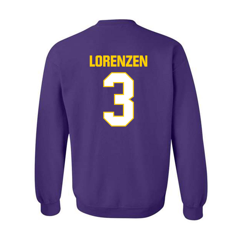 WIU - NCAA Men's Basketball : Lucas Lorenzen - Crewneck Sweatshirt-1