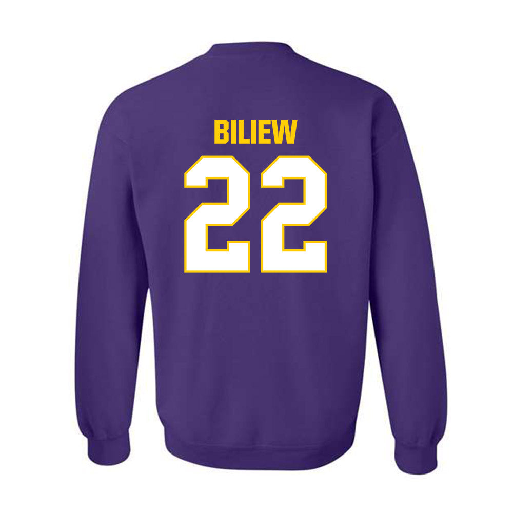 WIU - NCAA Men's Basketball : Goanar Biliew - Crewneck Sweatshirt-1