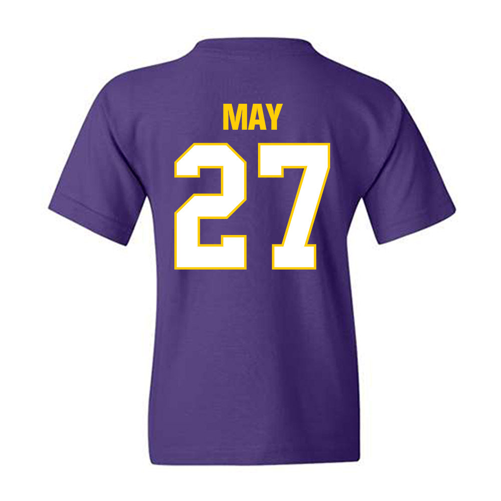 WIU - NCAA Football : Harlon May - Youth T-Shirt-1