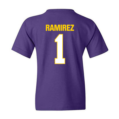 WIU - NCAA Men's Soccer : Micah Ramirez - Youth T-Shirt-1