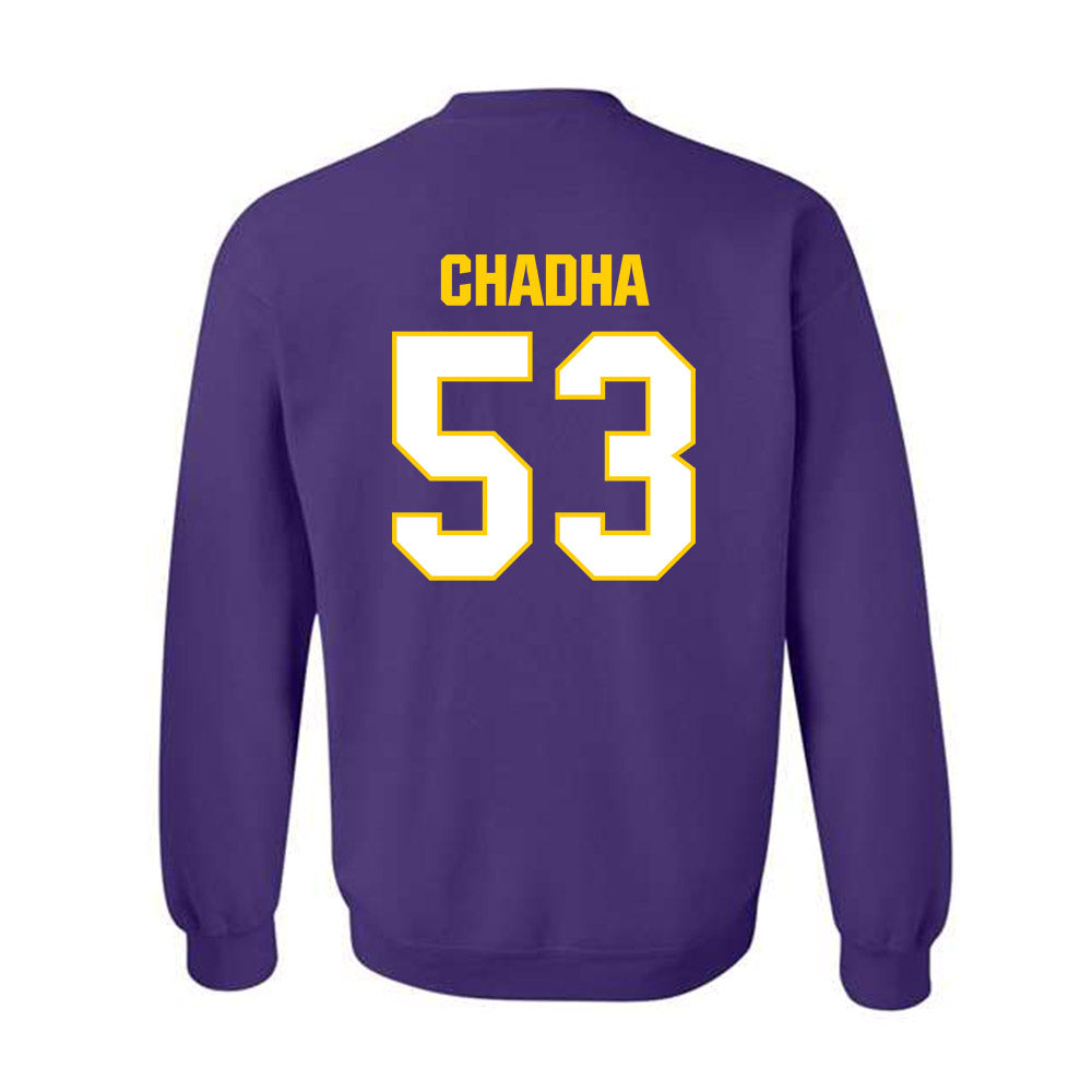 WIU - NCAA Football : Antonio Chadha - Crewneck Sweatshirt-1