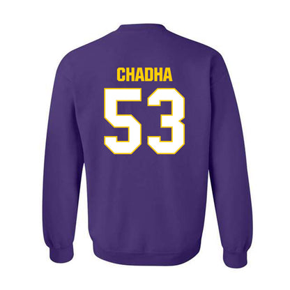 WIU - NCAA Football : Antonio Chadha - Crewneck Sweatshirt-1