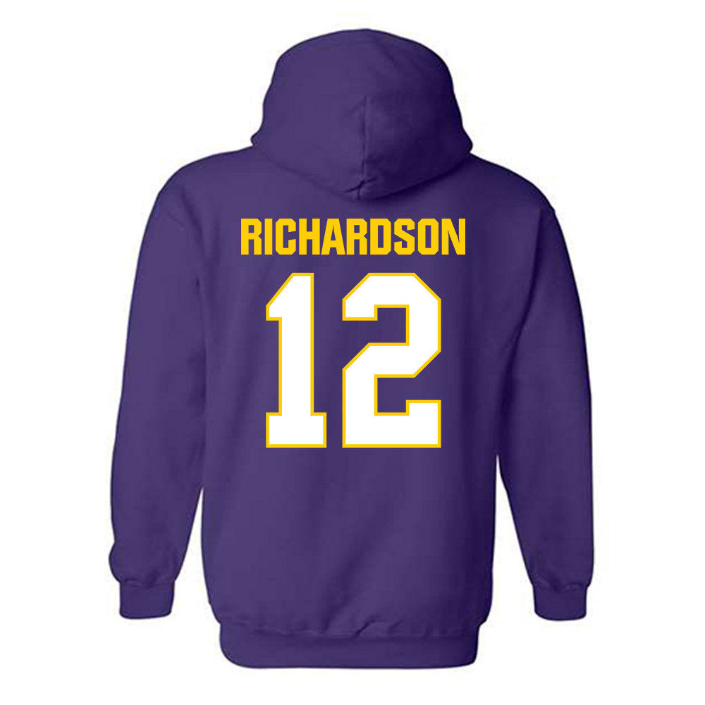 WIU - NCAA Football : Justin Richardson - Hooded Sweatshirt-1