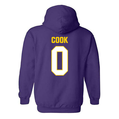 WIU - NCAA Men's Basketball : Tyran Cook - Hooded Sweatshirt-1