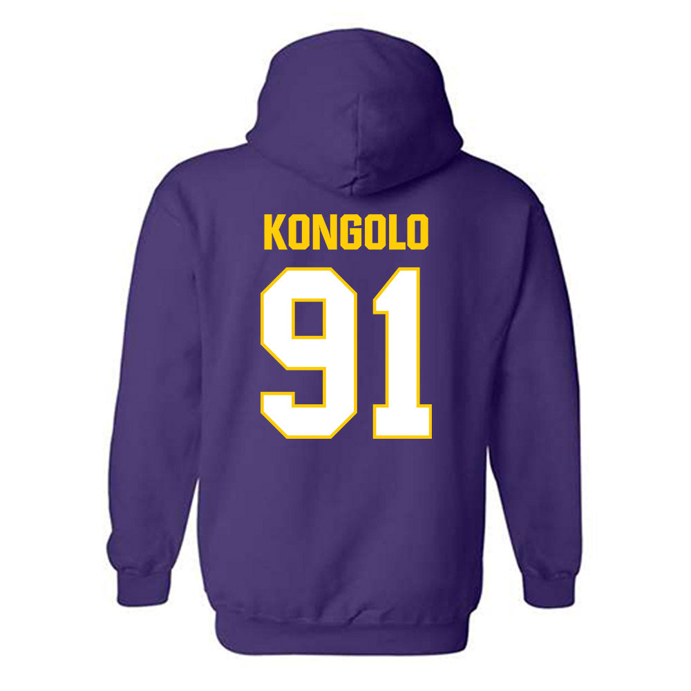 WIU - NCAA Football : Elijah Kongolo - Hooded Sweatshirt-1