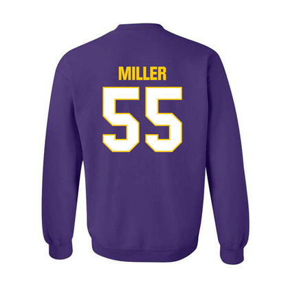 WIU - NCAA Football : Jace Miller - Crewneck Sweatshirt-1