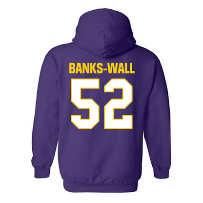 WIU - NCAA Football : Jeremiah Banks-Wall - Hooded Sweatshirt-1