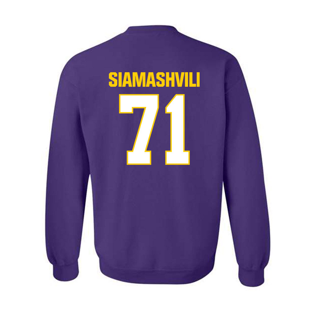 WIU - NCAA Football : Luca Siamashvili - Crewneck Sweatshirt-1