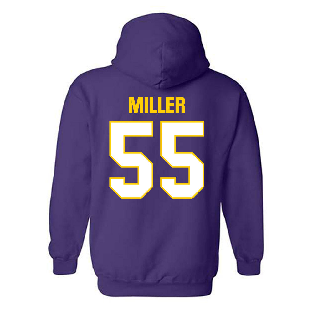 WIU - NCAA Football : Jace Miller - Hooded Sweatshirt-1