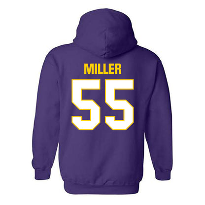 WIU - NCAA Football : Jace Miller - Hooded Sweatshirt-1