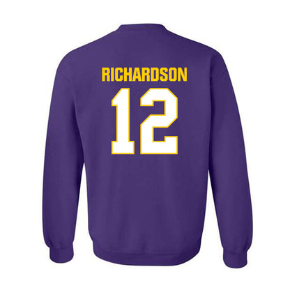 WIU - NCAA Football : Justin Richardson - Crewneck Sweatshirt-1