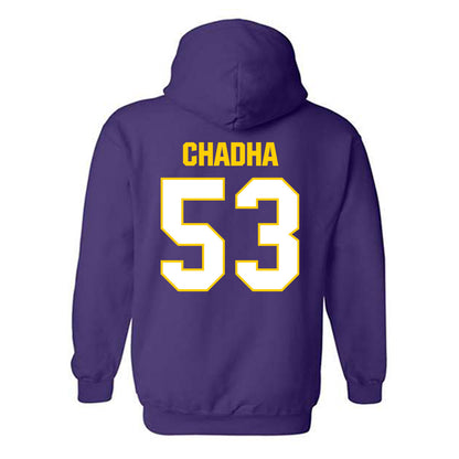 WIU - NCAA Football : Antonio Chadha - Hooded Sweatshirt-1