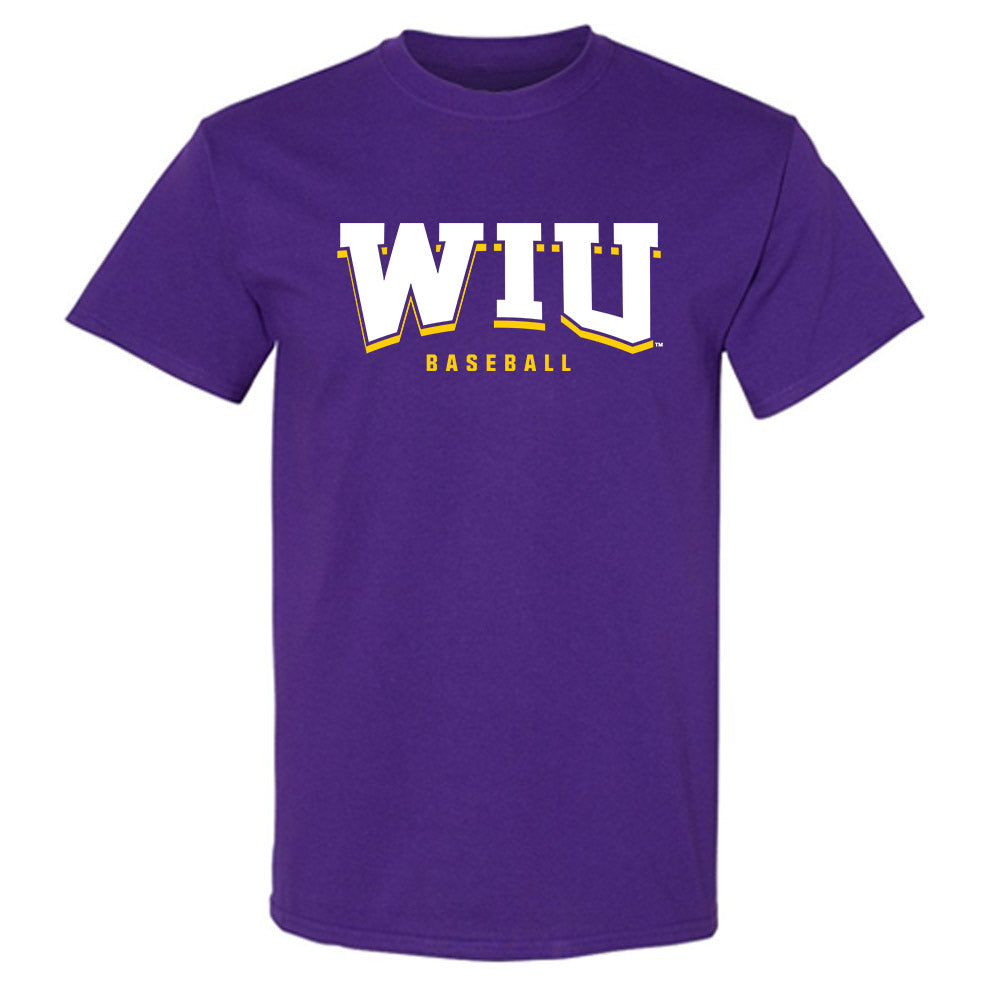 WIU - NCAA Baseball : Isaiah Monge - T-Shirt-0