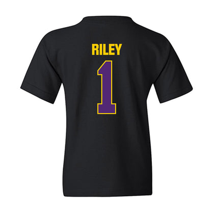 WIU - NCAA Men's Basketball : Jack Riley - Youth T-Shirt-1