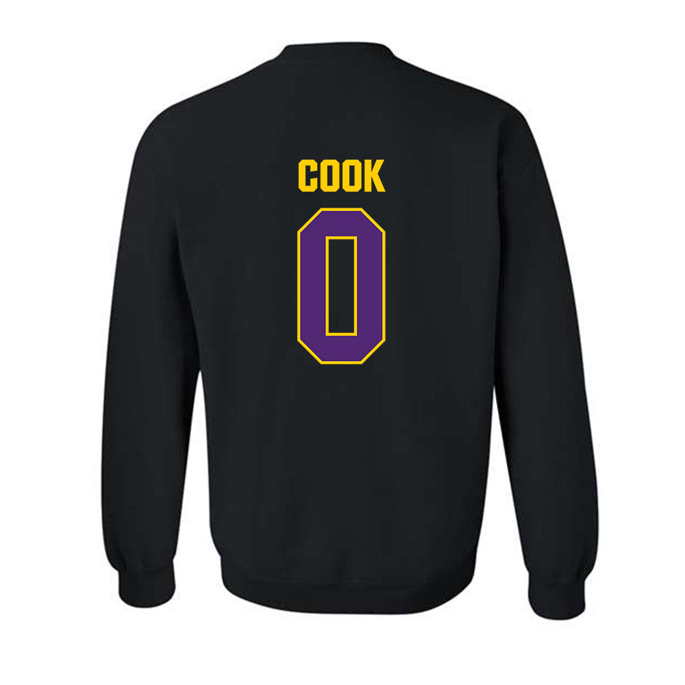 WIU - NCAA Men's Basketball : Tyran Cook - Crewneck Sweatshirt-1