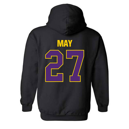 WIU - NCAA Football : Harlon May - Hooded Sweatshirt-1
