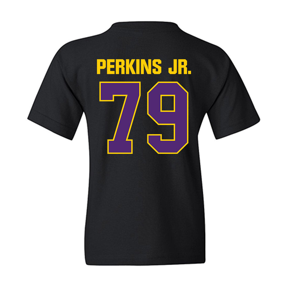 WIU - NCAA Football : Christopher Perkins Jr. - Youth T-Shirt-1