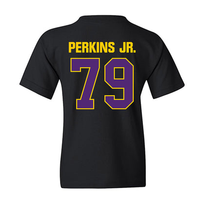 WIU - NCAA Football : Christopher Perkins Jr. - Youth T-Shirt-1
