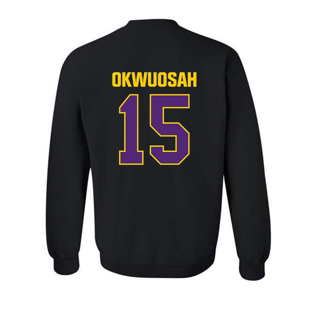 WIU - NCAA Men's Basketball : Francis Okwuosah - Crewneck Sweatshirt-1
