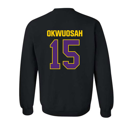 WIU - NCAA Men's Basketball : Francis Okwuosah - Crewneck Sweatshirt-1